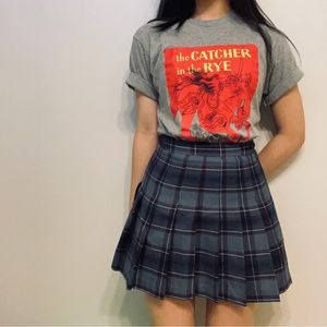 Vintage The Catcher in The Rye by JD Salinger cover art t shirt